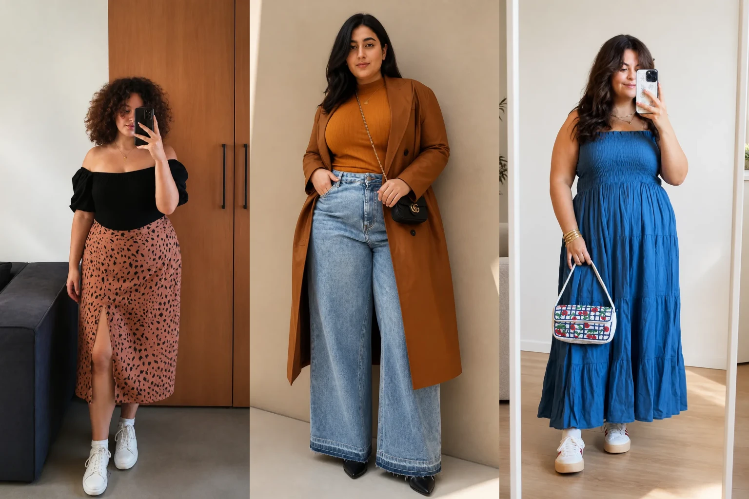 20 Chic Plus Size Airport Outfits for Women Over 40 - Featured
