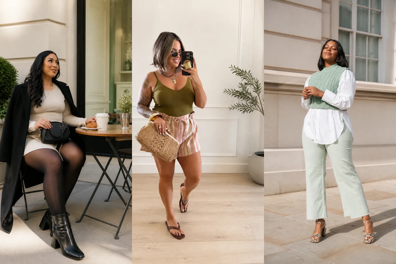 20 Chic Plus Size Outfit Ideas for Women Over 40 - Featured