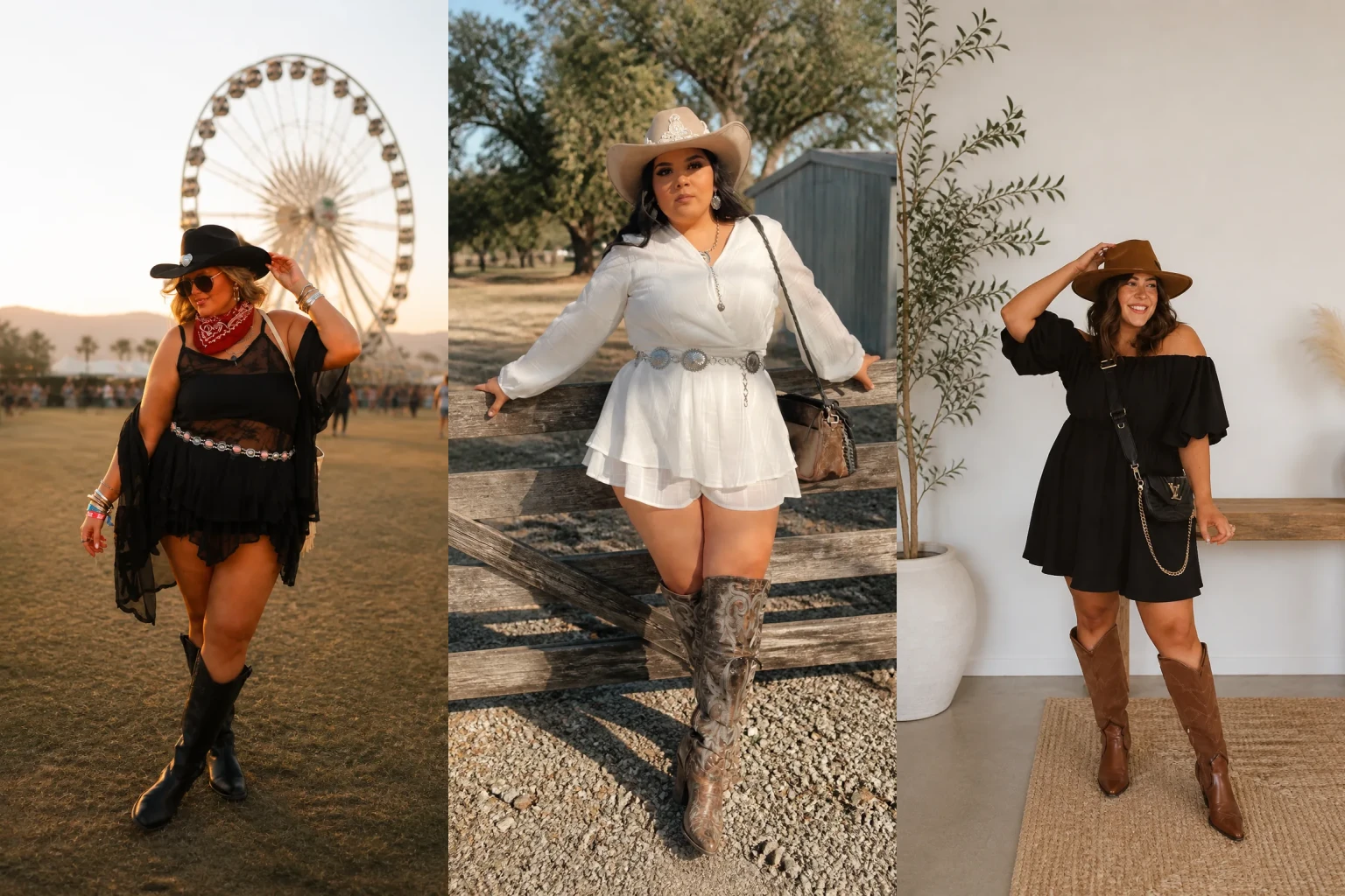 20 Classic Plus Size Country Concert Outfits for Women Over 40 - Featured