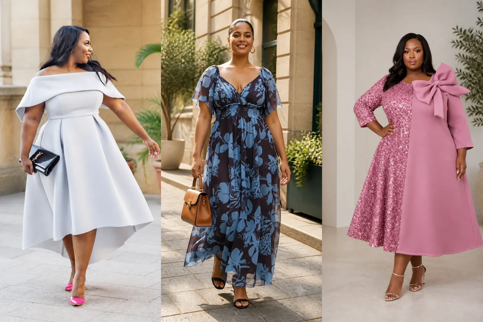 20 Classic Plus Size Dresses for Women Over 40 - Featured