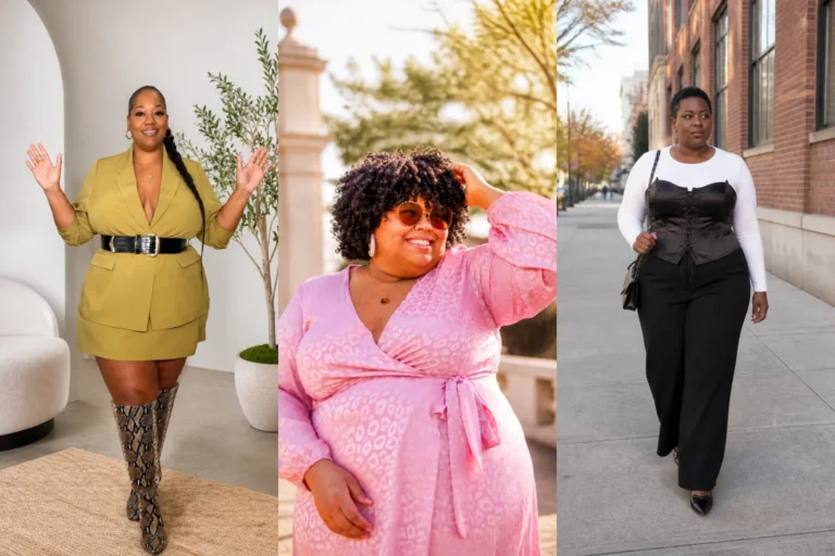 20 Cute Plus Size Outfit Ideas for Women Over 40 - Featured