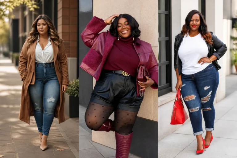 20 Easy Plus Size Fall Outfits for Women Over 40 - Featured