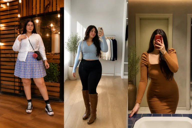 20 Easy Plus Size Night Out Outfits for Women Over 40 - Featured