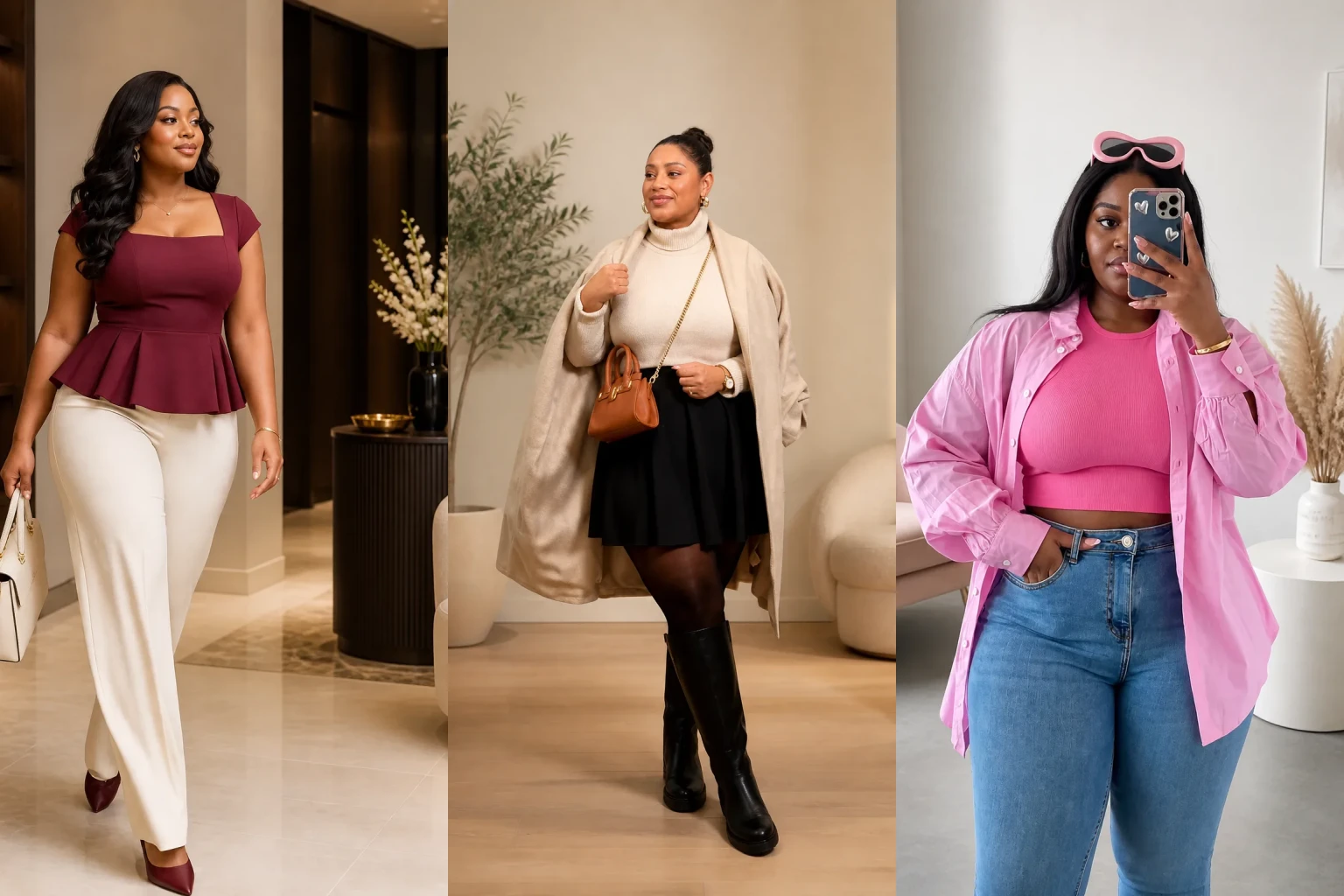 20 Elevated Plus Size Outfit Ideas for Women Over 40 - Featured