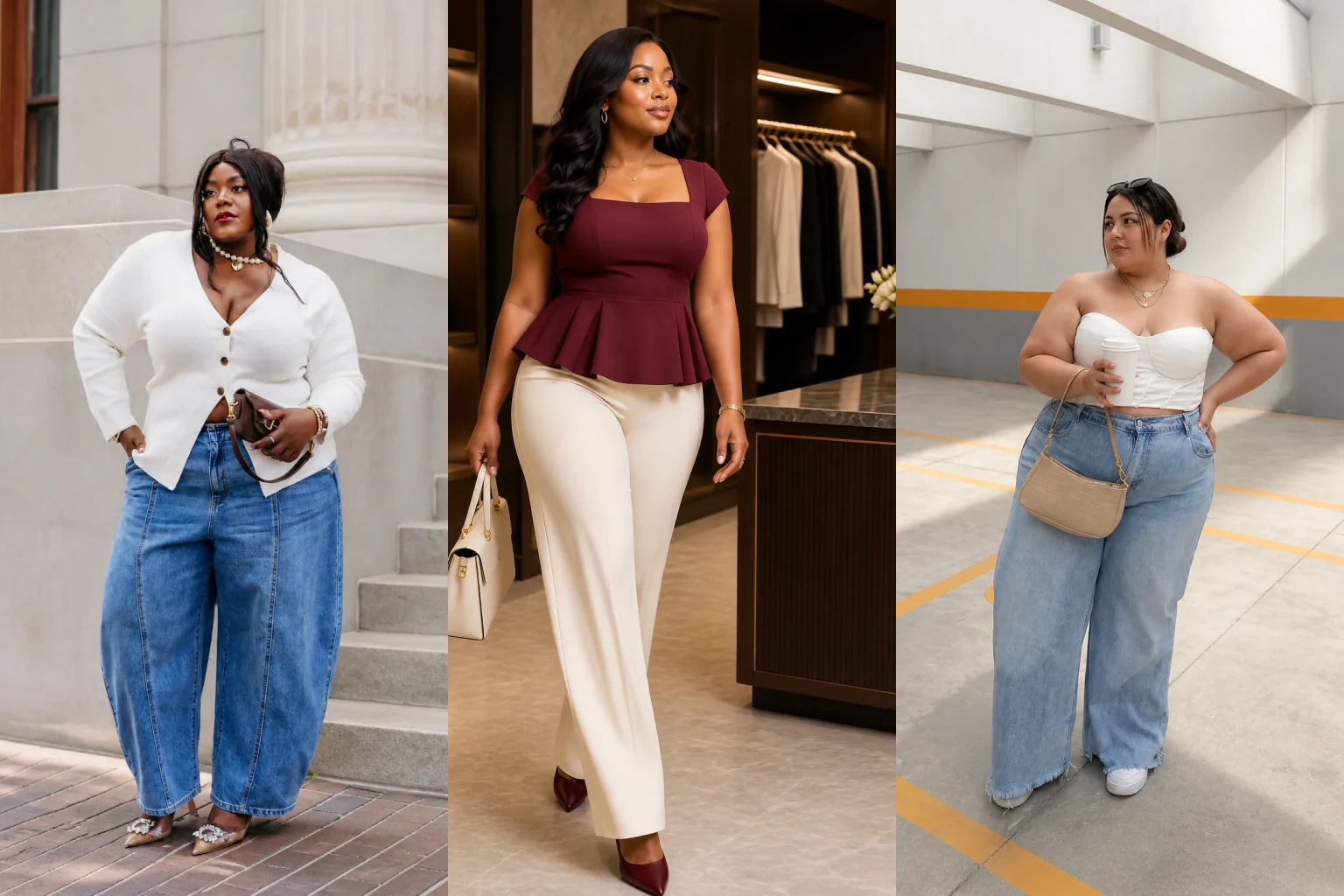 20 Fabulous Plus Size Outfit Ideas for Women Over 40 - Featured