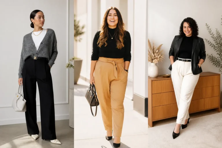 20 Modern Plus Size Business Casual Outfits for Women Over 40 - Featured