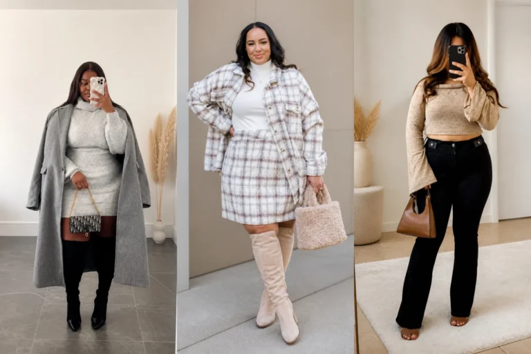 20 Modern Plus Size Fall Outfits for Women Over 40 - Featured
