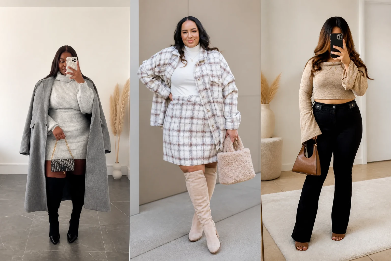 20 Modern Plus Size Fall Outfits for Women Over 40 - Featured