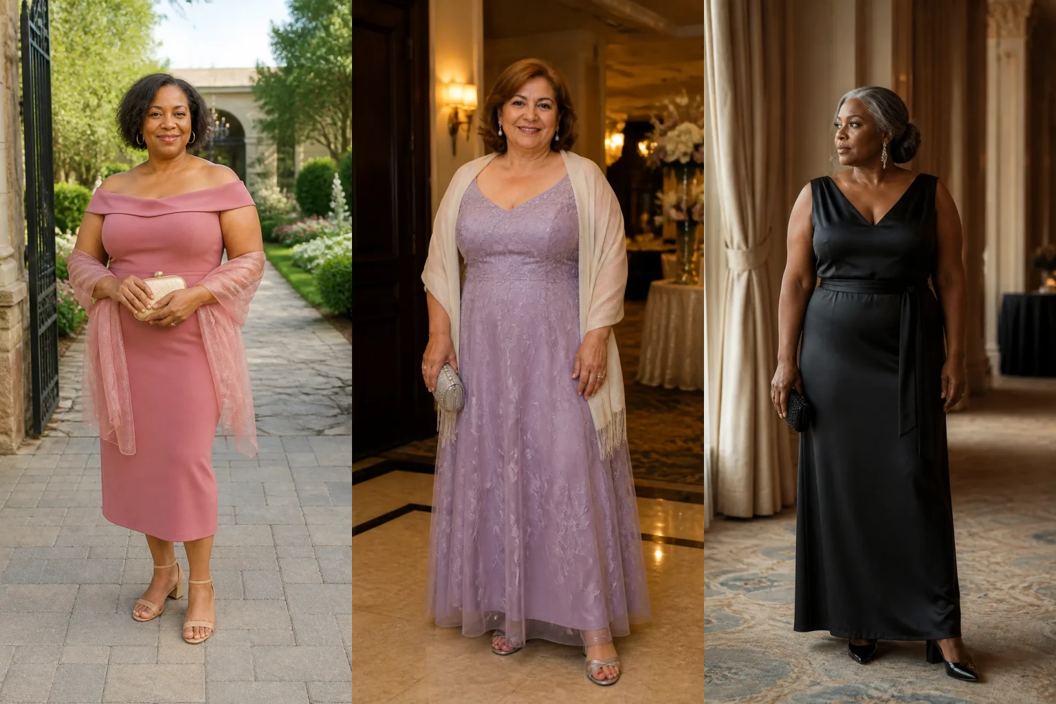 20 Modern Plus Size Wedding Guest Dresses for Women Over 40 - Featured