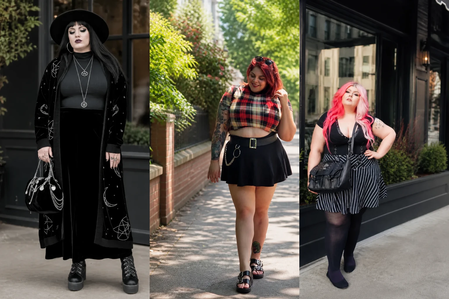 20 Plus Size Alternative Outfits for Women Over 40 - Featured