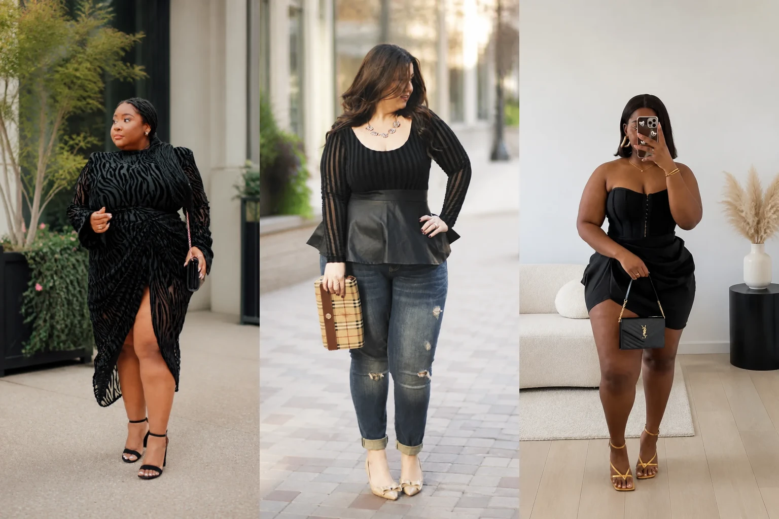 20 Plus Size Date Night Outfits for Women Over 40 - Featured