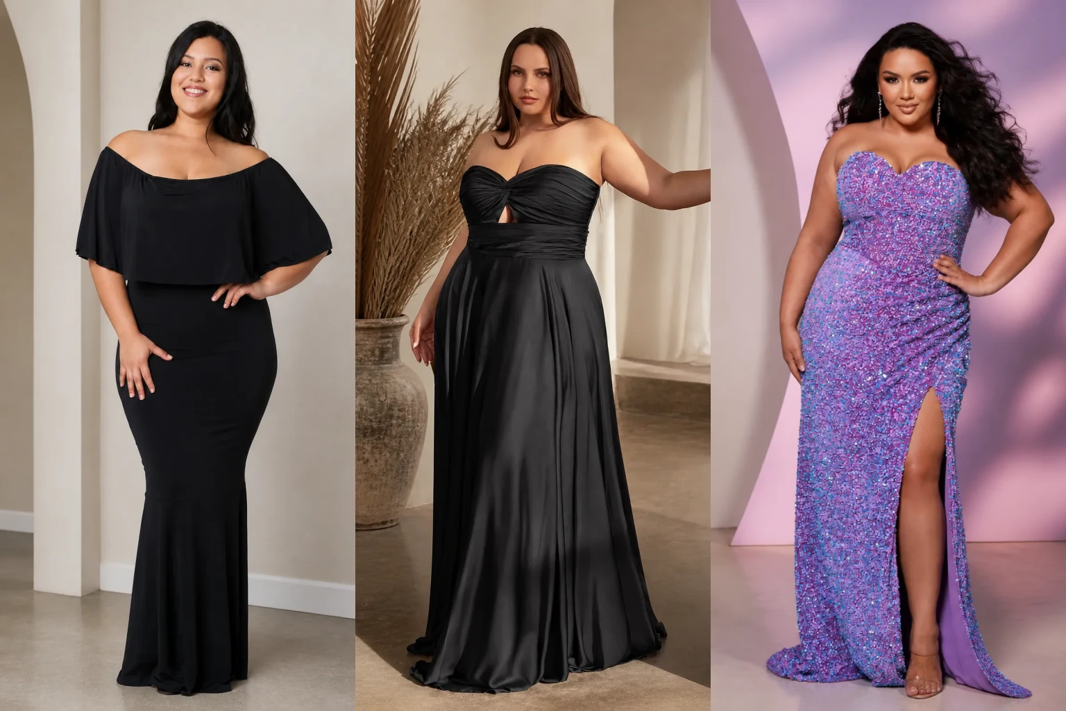 20 Plus Size Formal Event Dresses for Women Over 40 - Featured