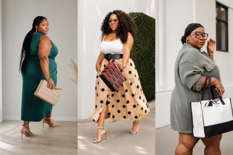 20 Stylish Plus Size Apple Shape Outfits for Women Over 40 - Featured