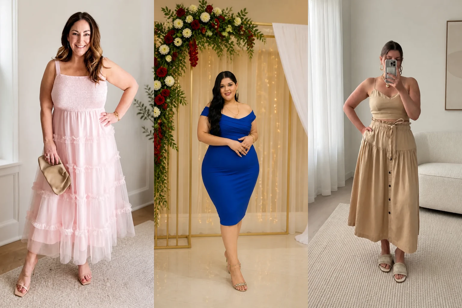 20 Stylish Plus Size Party Outfits for Women Over 40 - Featured