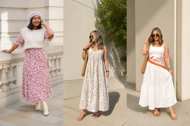20 Stylish Plus Size Summer Outfits for Women Over 40 - Featured