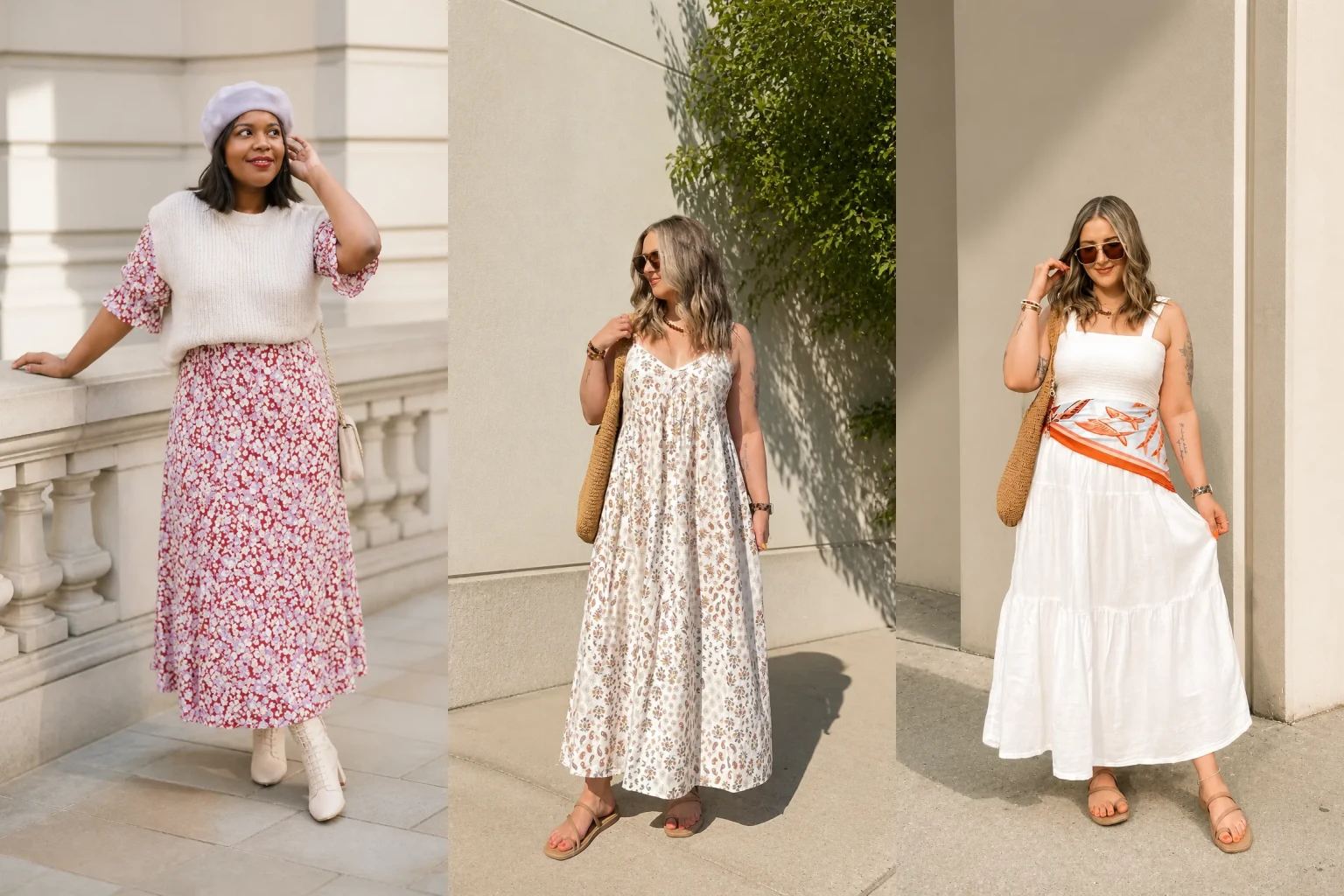 20 Stylish Plus Size Summer Outfits for Women Over 40 - Featured