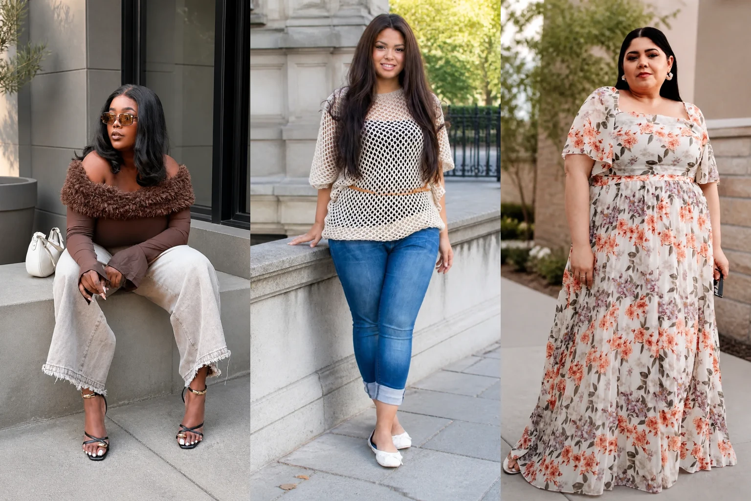 20 Stylish SHEIN Plus Size Outfits for Women Over 40 - Featured