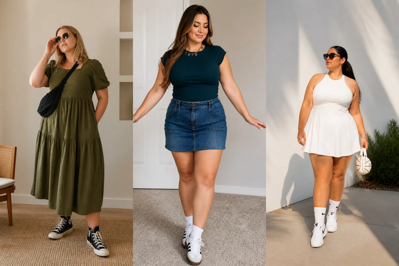 20 Trendy Plus Size Going Out Outfits for Women Over 40 - Featured