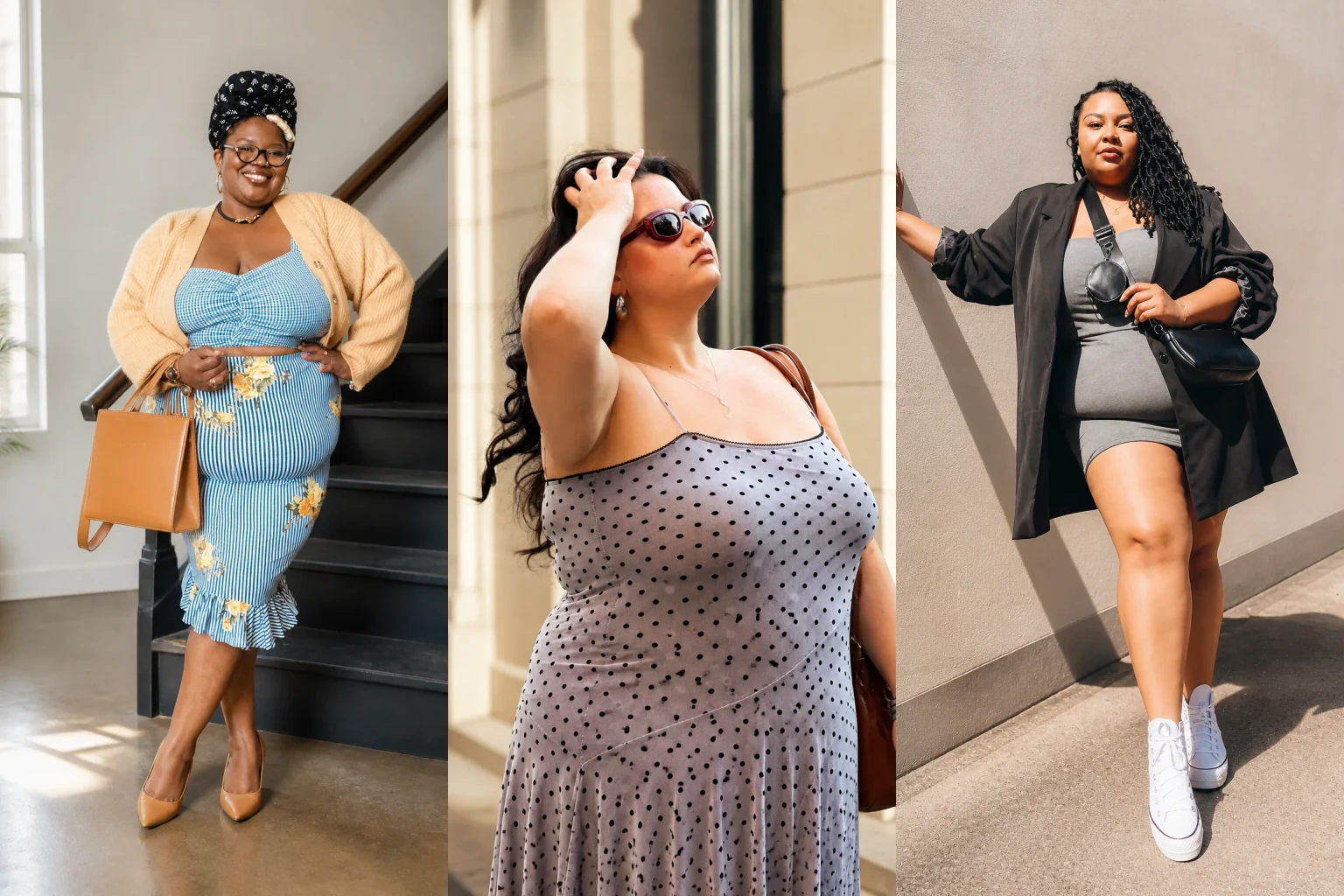 20 Tummy-Friendly Plus Size Big Belly Outfits for Women Over 40 - Featured