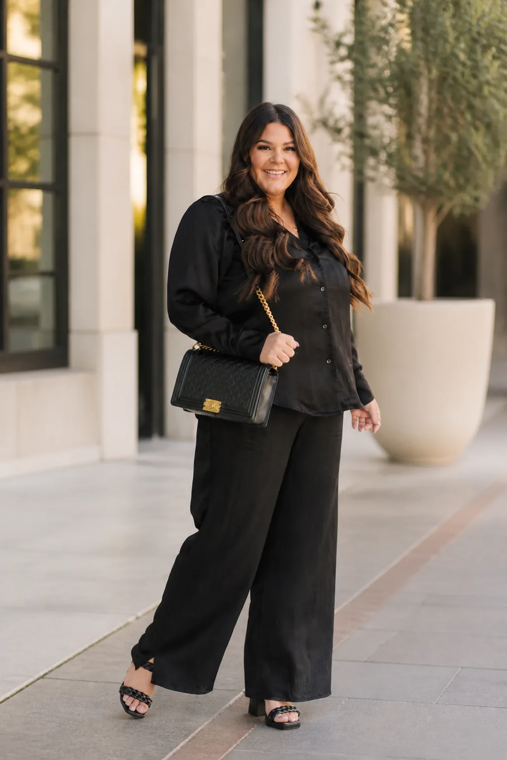All-Black Formal Outfit