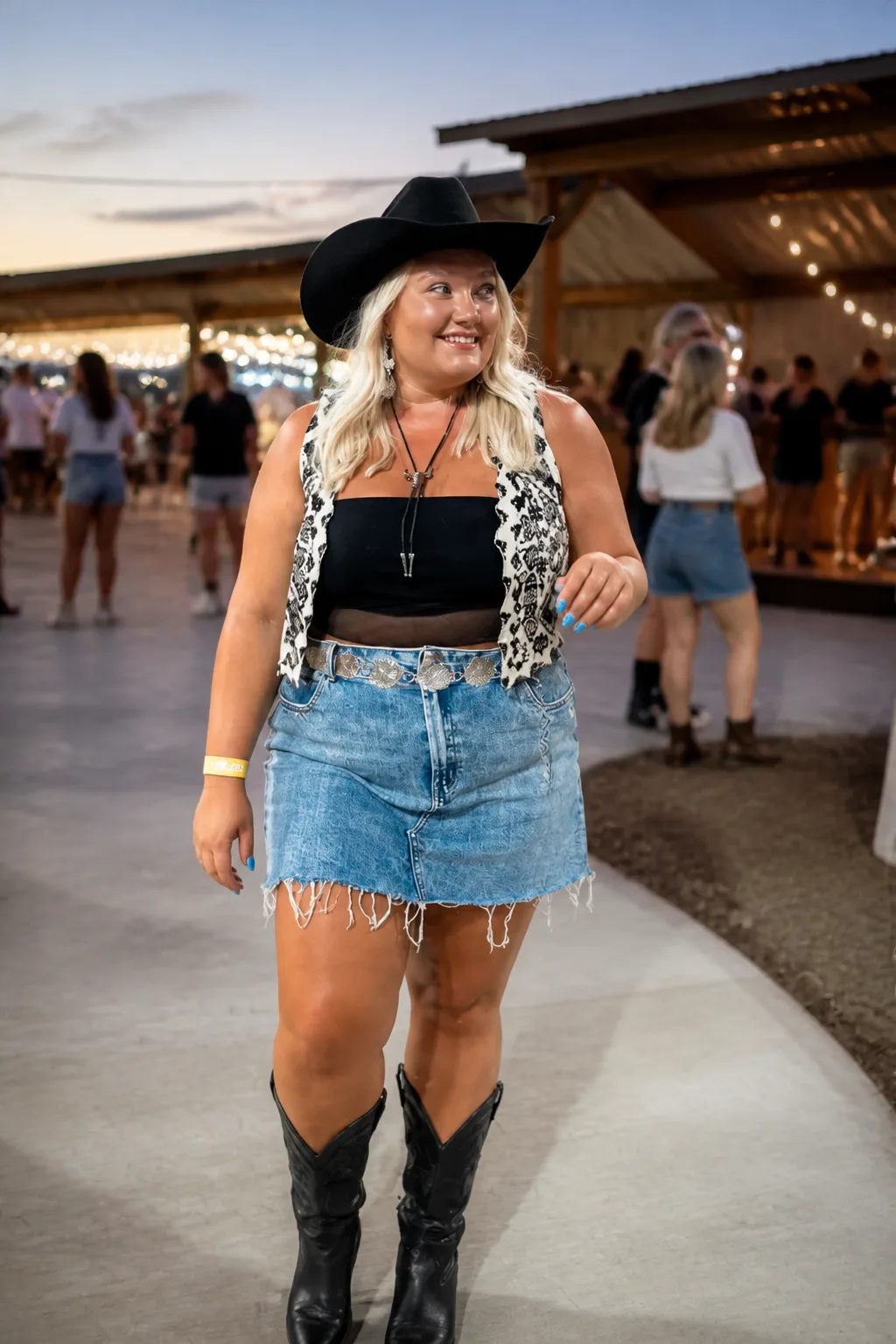 Boho Chic Stadium Concert Look