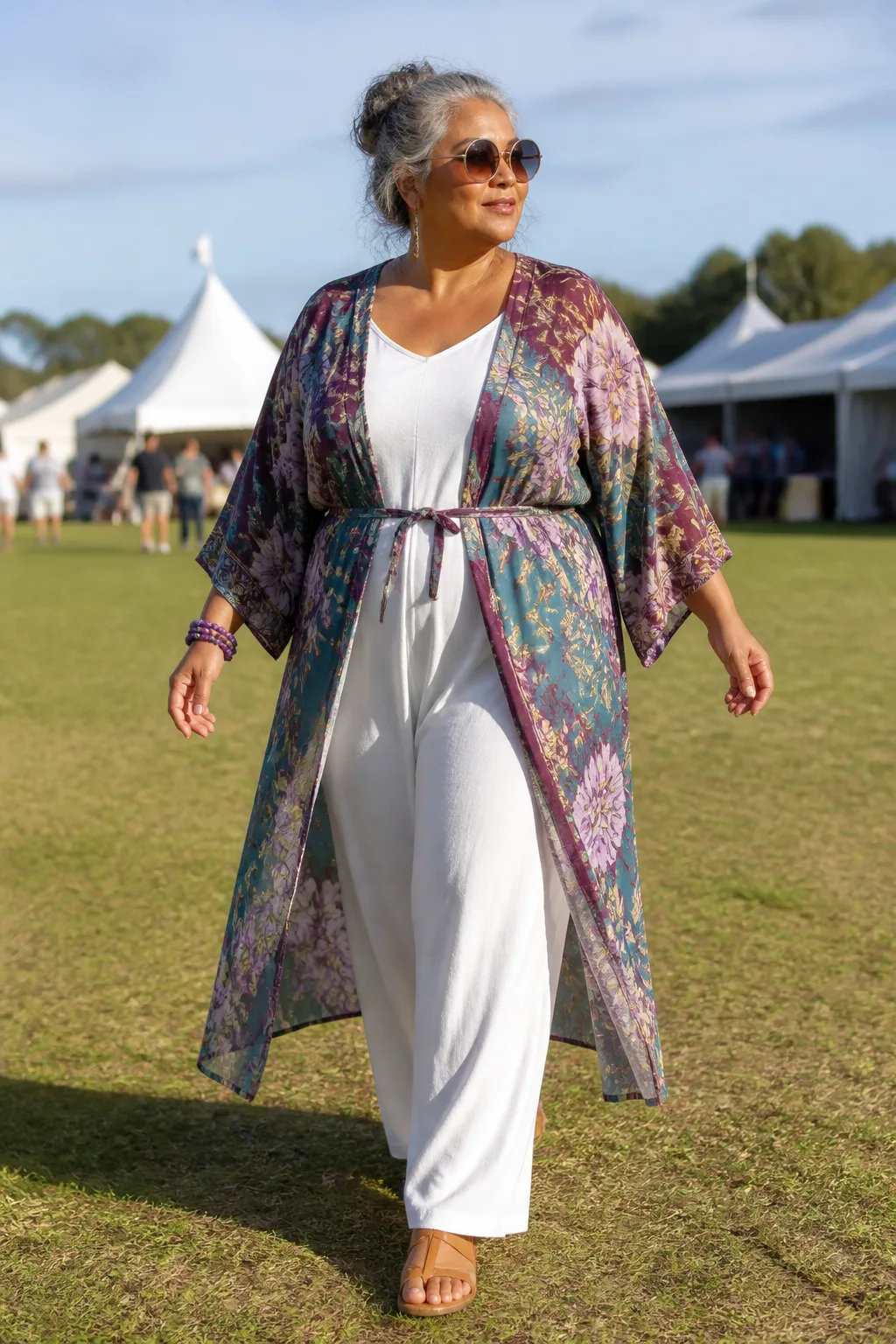 Boho Floral Kimono Vibes
