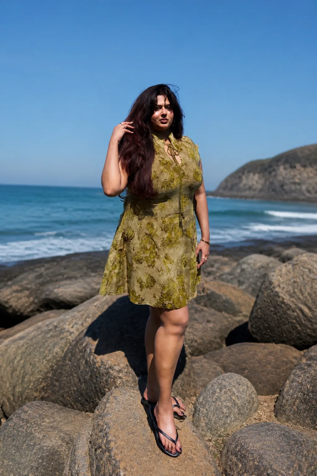 Boho-Inspired Plus Size Summer Dress