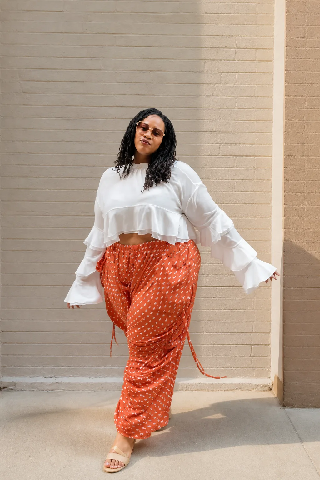 Boho-Inspired Wide-Leg Flowy Pants