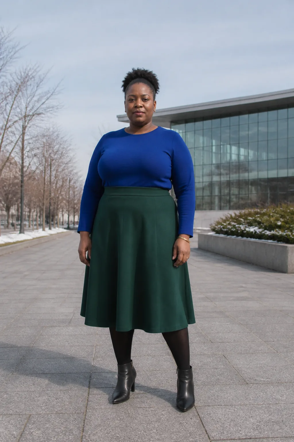 Bold Color-Block Winter Style