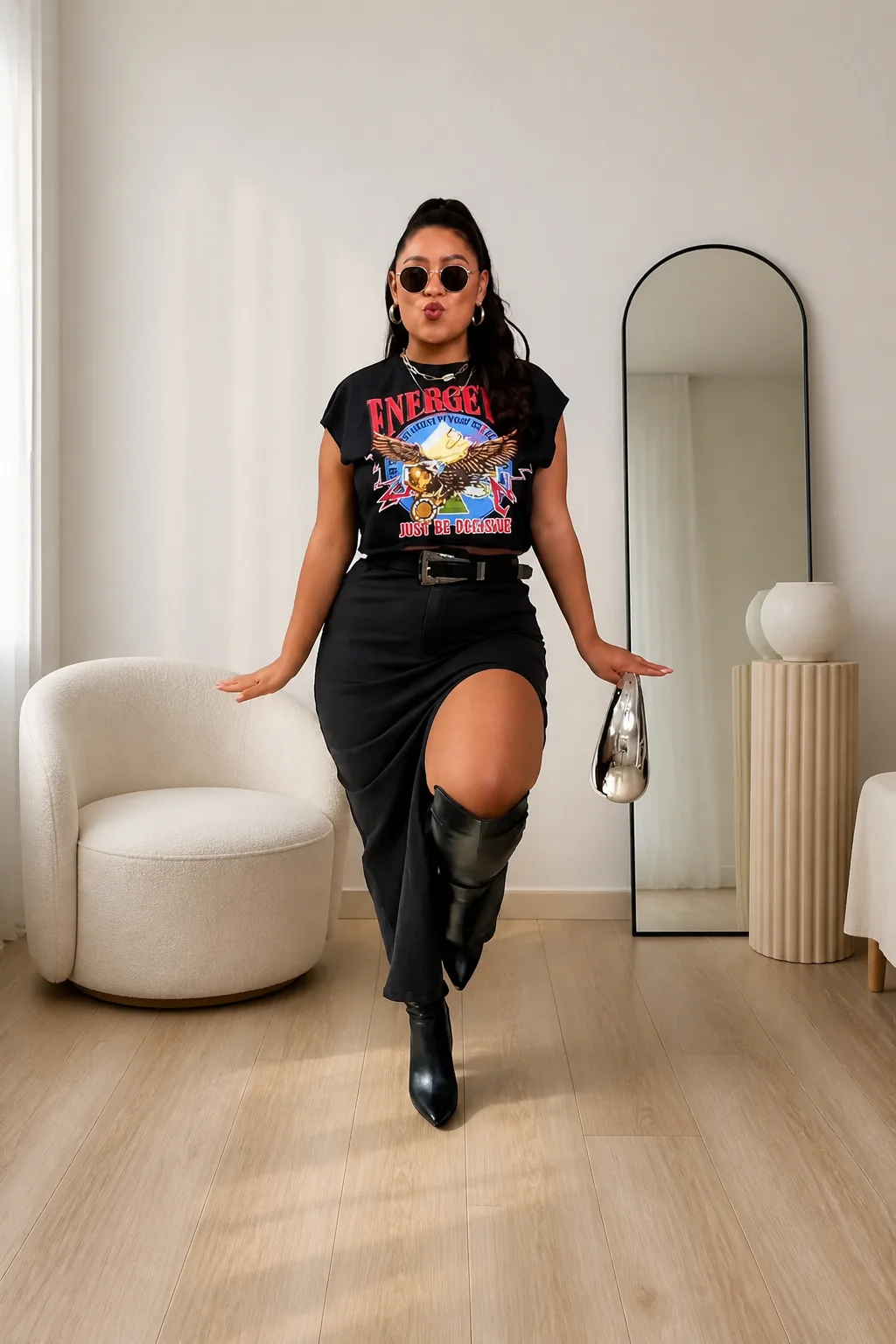 Bold Edgy Night Out Ensemble