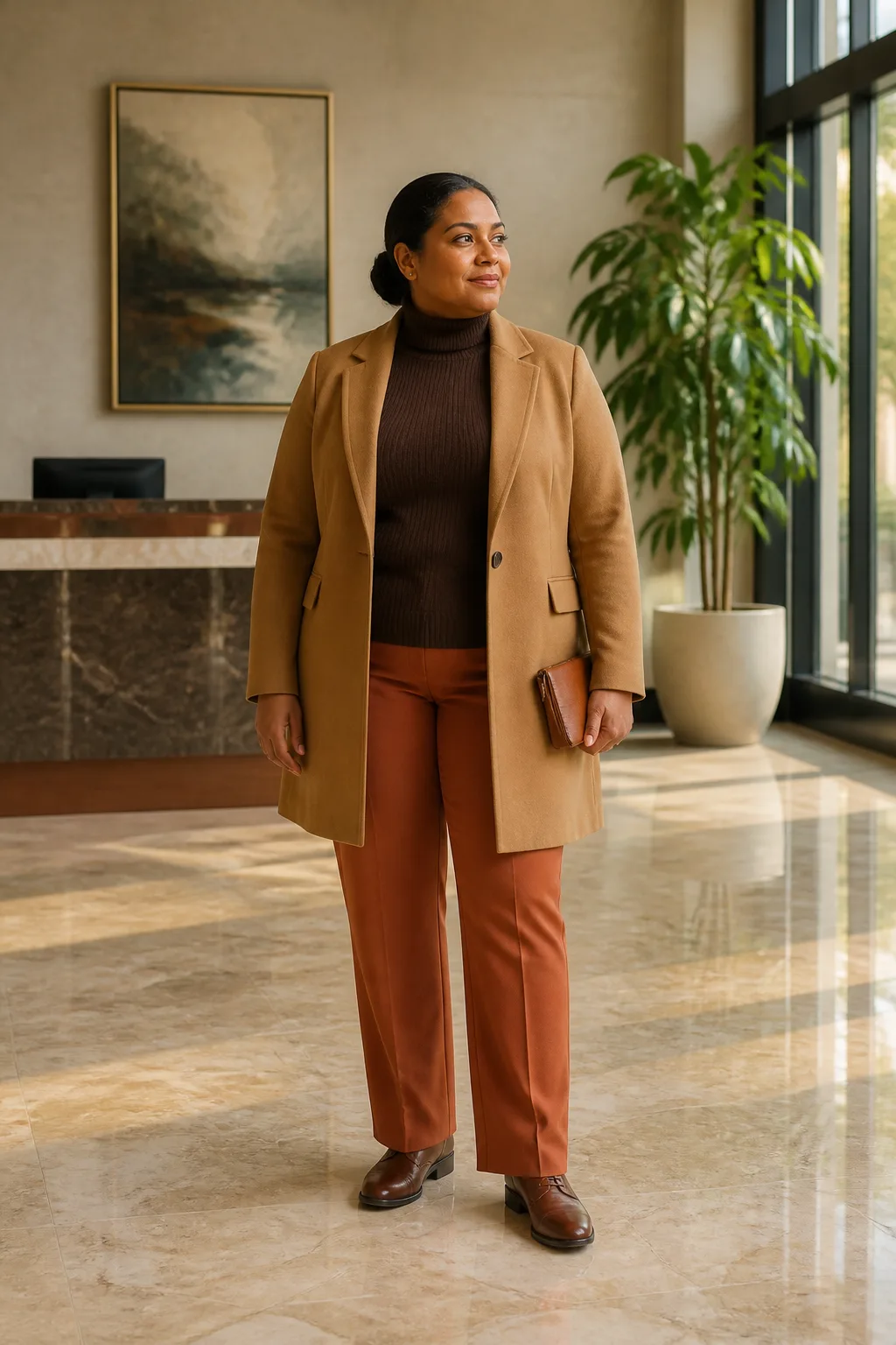 Brown Tones Layered Look