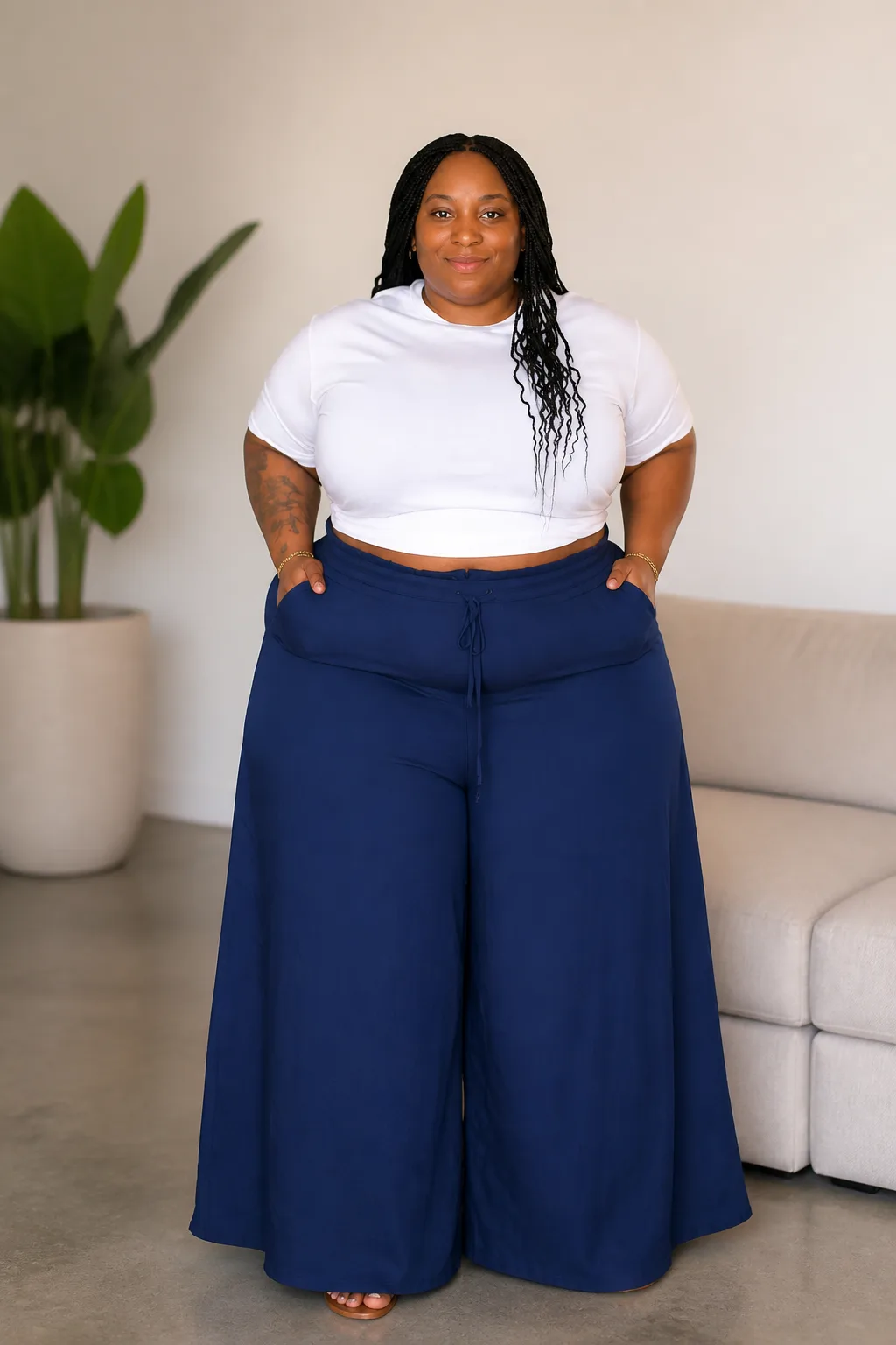 Casual and Comfortable Wide-Leg Trouser Inspiration