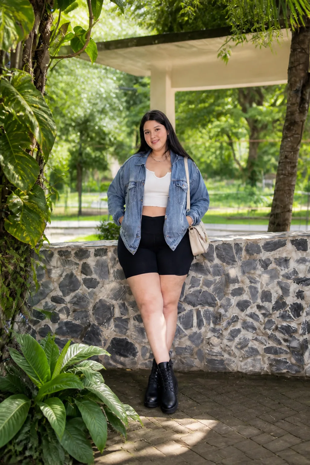Casual Chic Denim Jacket Ensemble