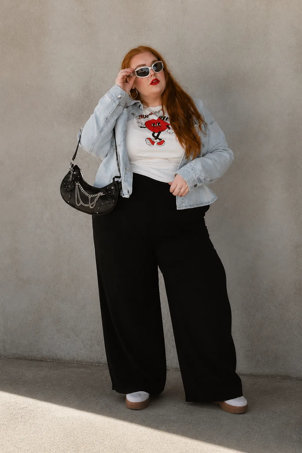 Casual Chic with Pop Culture Flair