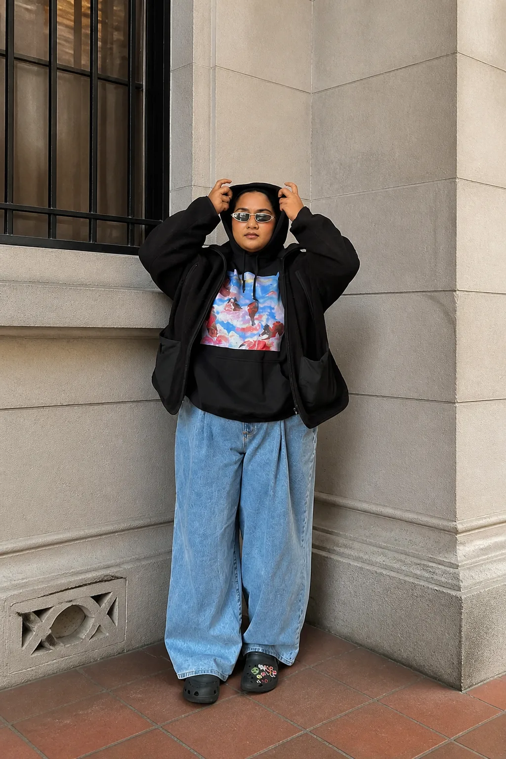Casual Oversized Hoodie Layering