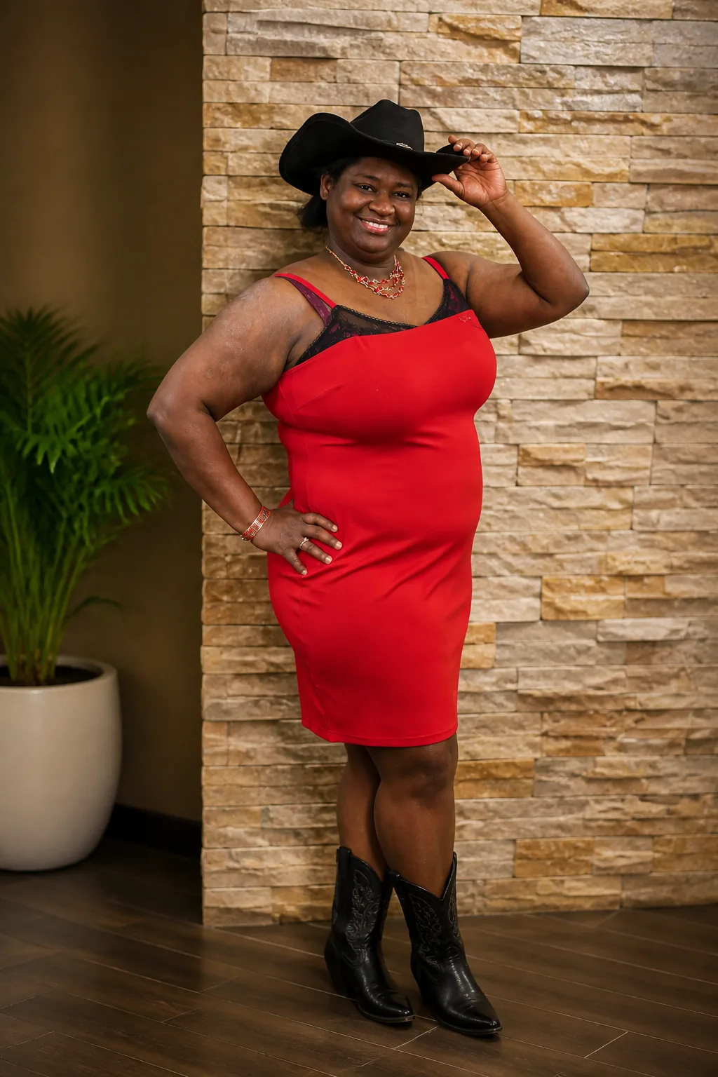 Casual Plus Size Rodeo Outfit