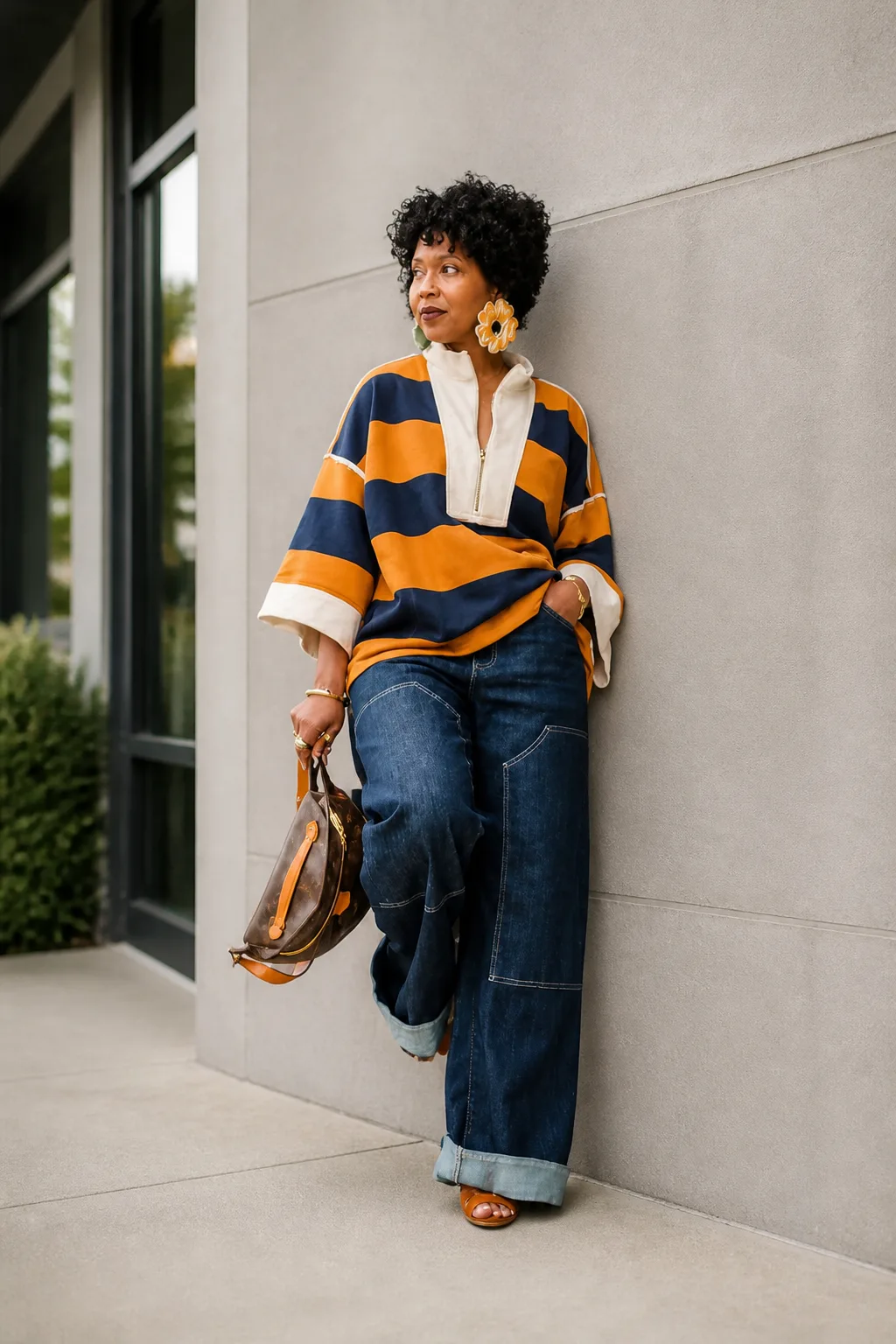 Casual Preppy Fall Layering