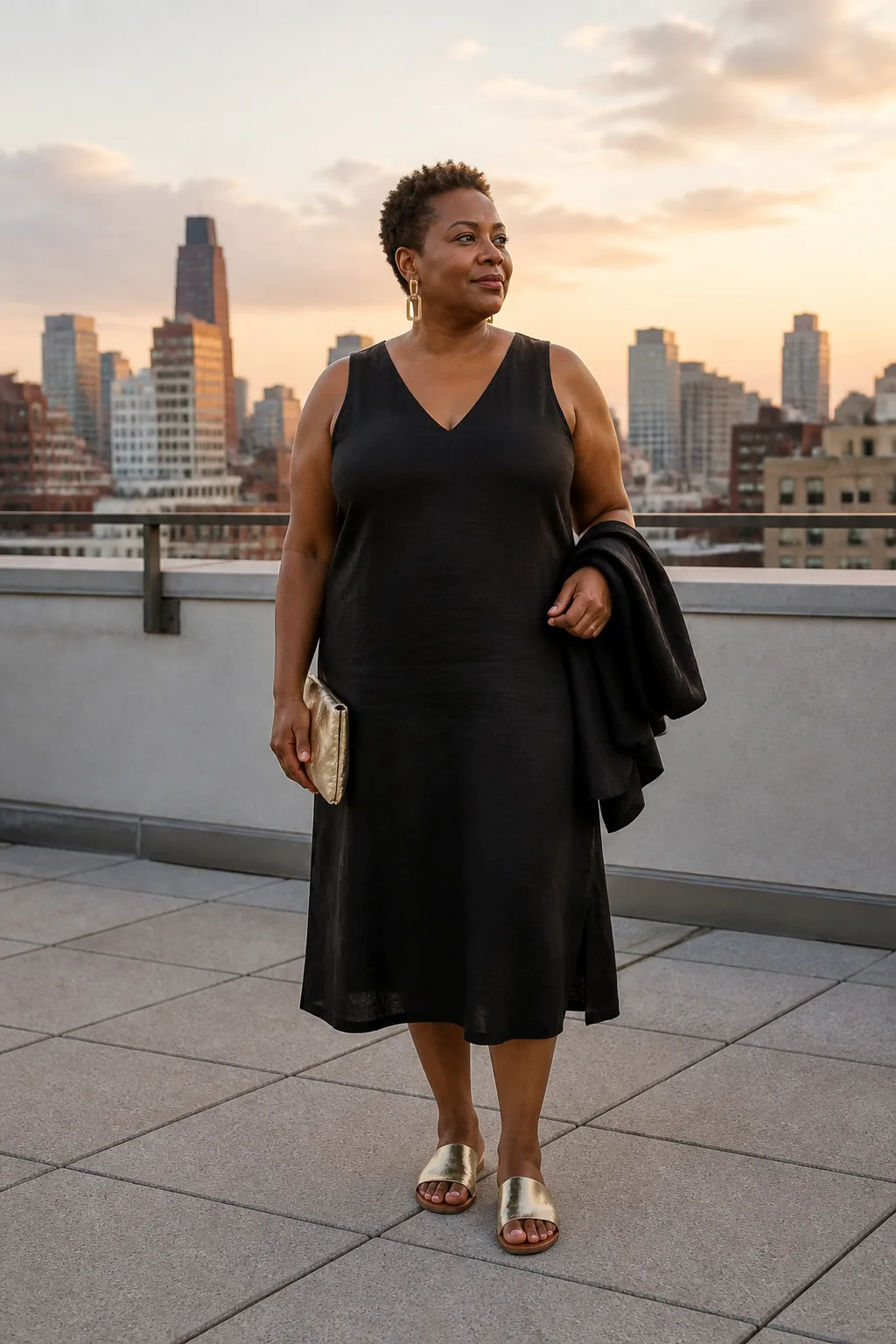 Casual rooftop chic