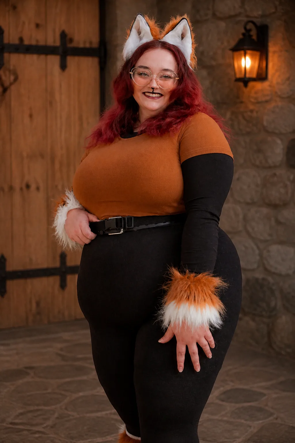 Charming Plus Size Fox Costume Idea