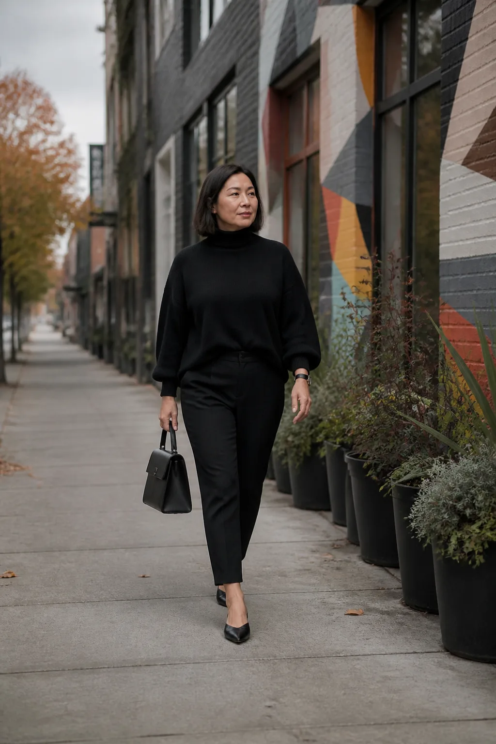 Chic Black Minimalist Baddie Fit