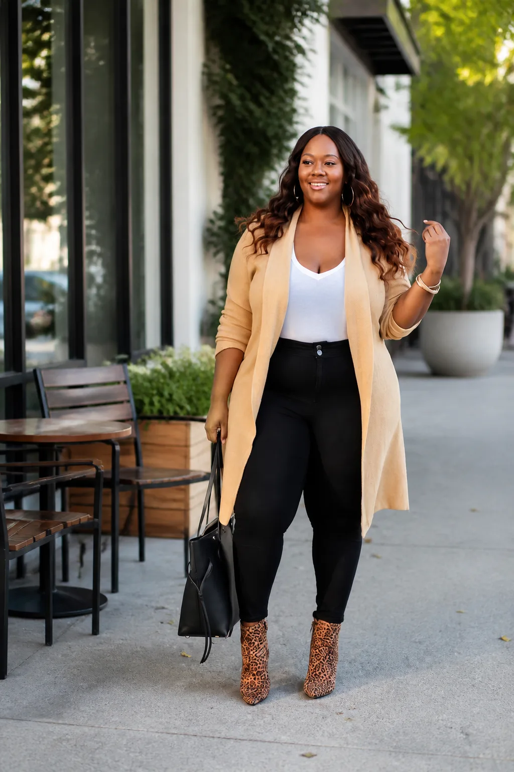 Chic Blazer and Bodysuit Combo