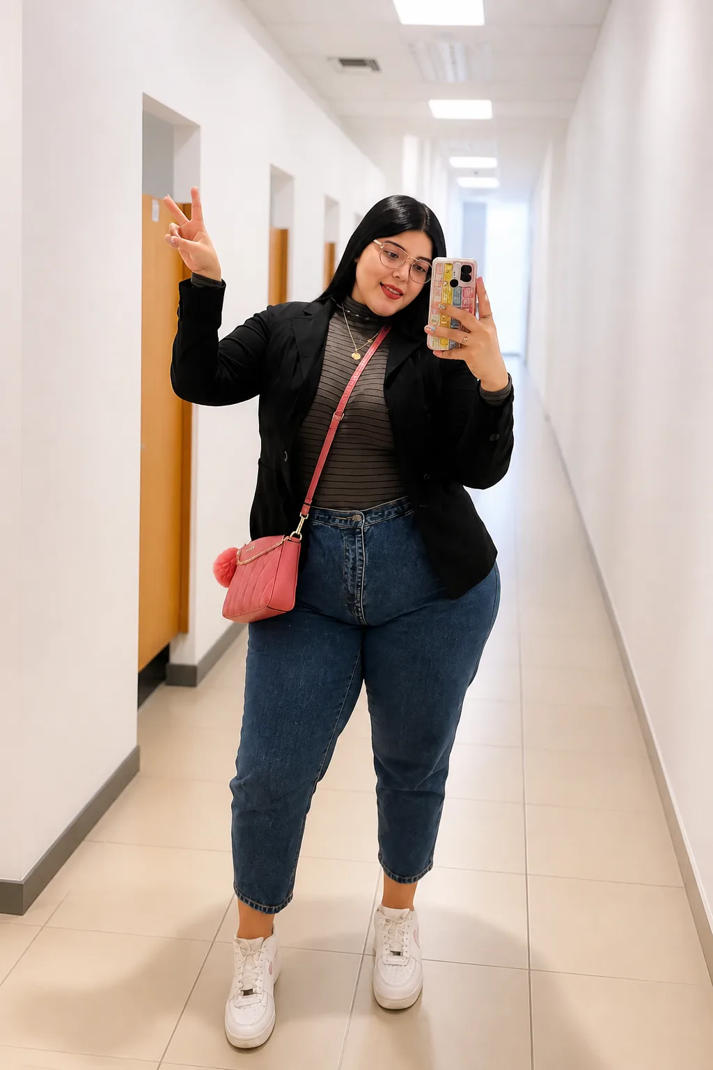 Chic Blazer and Denim Combo
