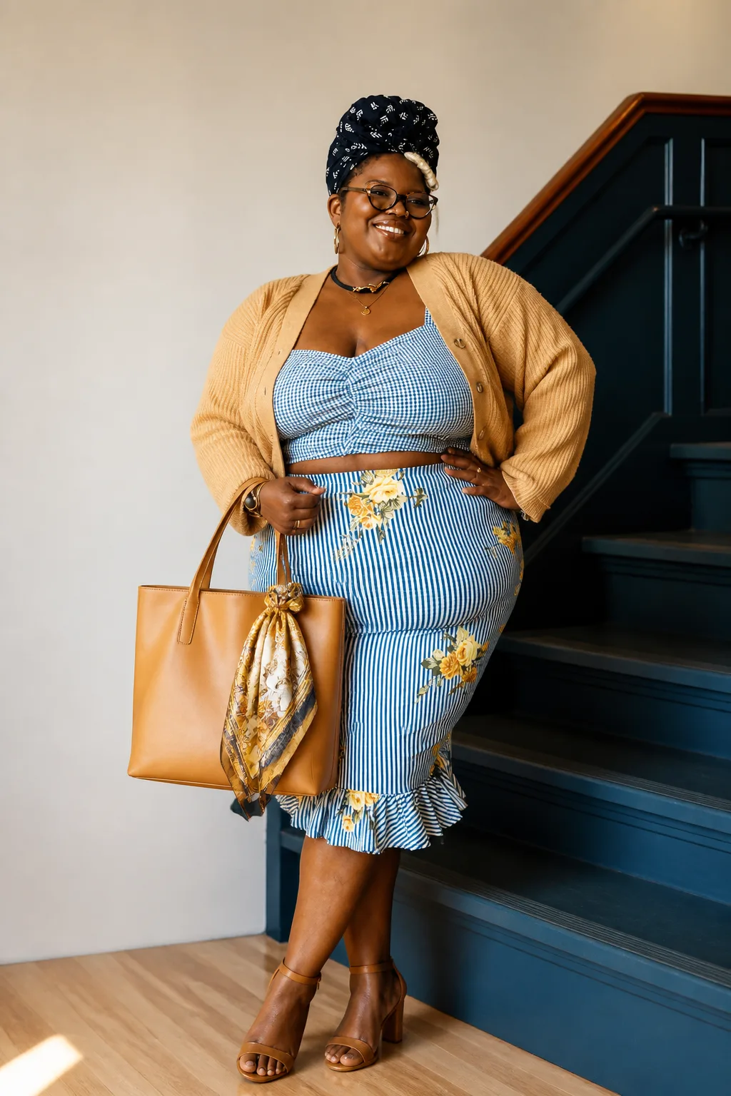 Chic Layered Fall Style with Cardigan