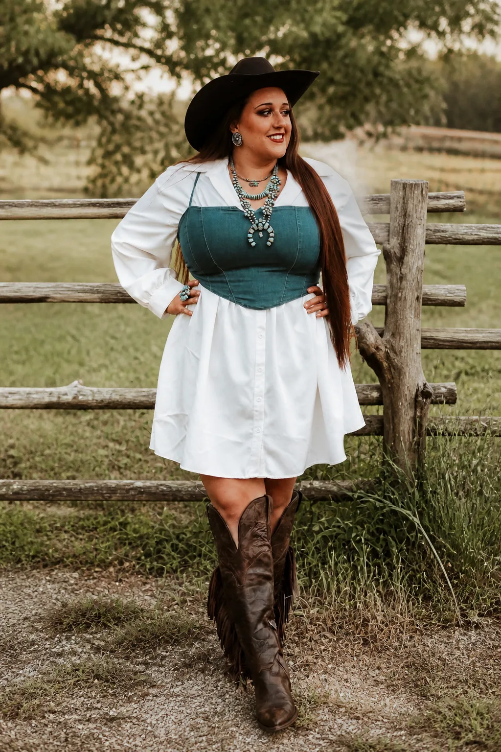 Chic Modern Western Layered Style