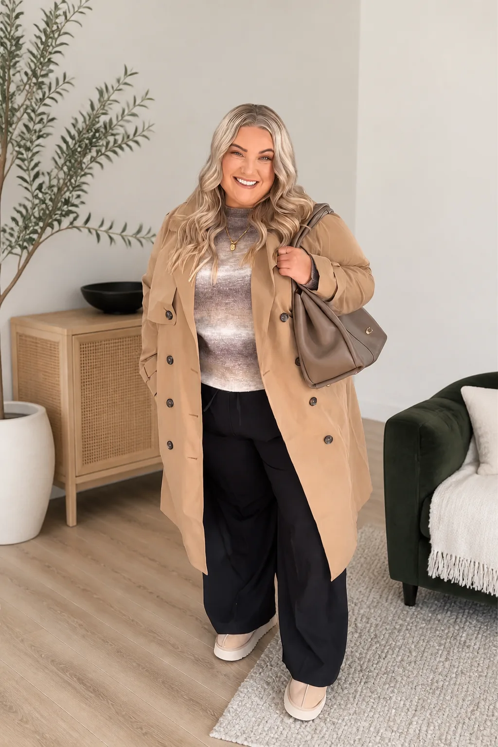 Chic Neutral Layering for Fall