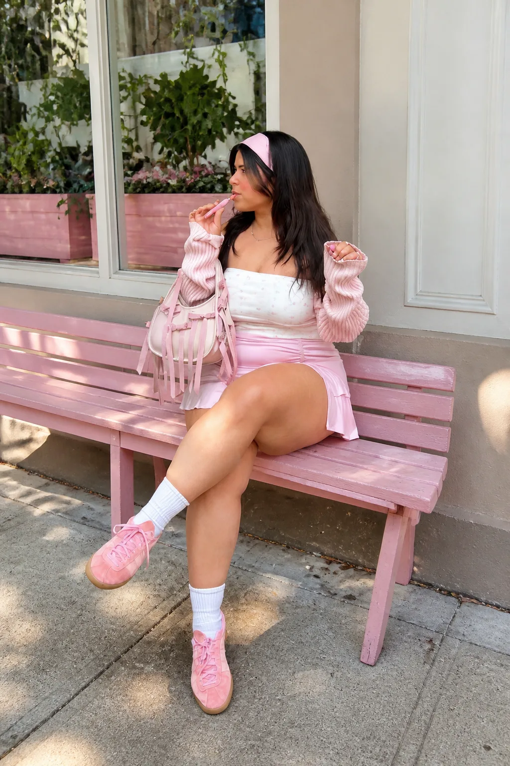 Chic Pastel Pink Aesthetic Outfit