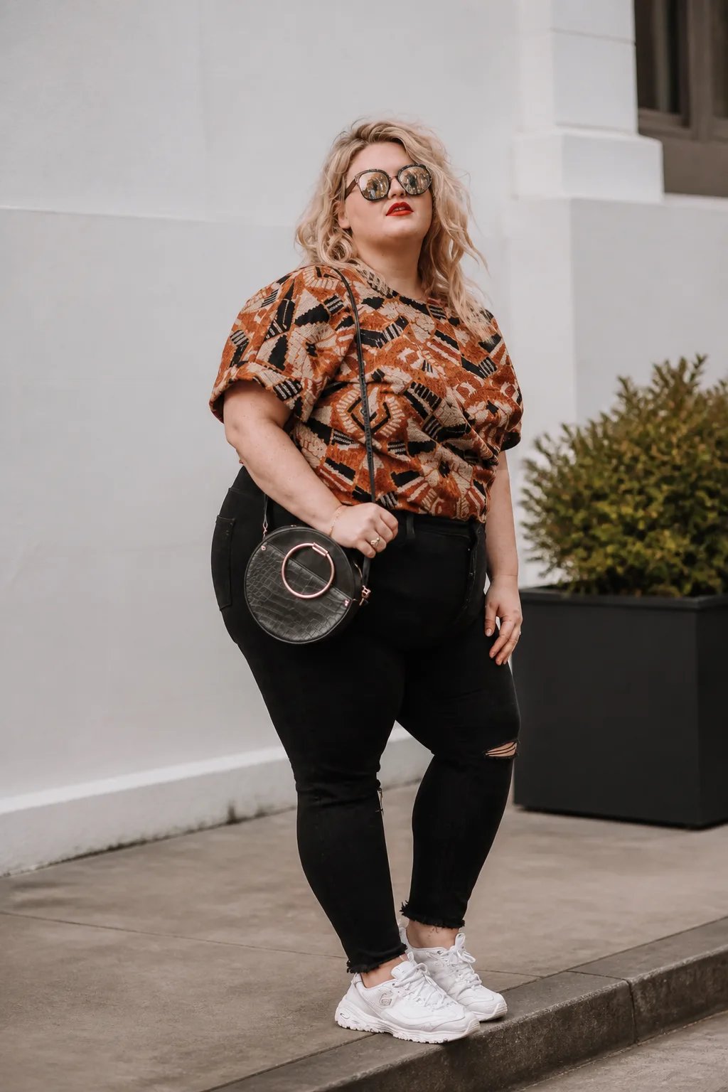 Chic Patterned Fall Layering