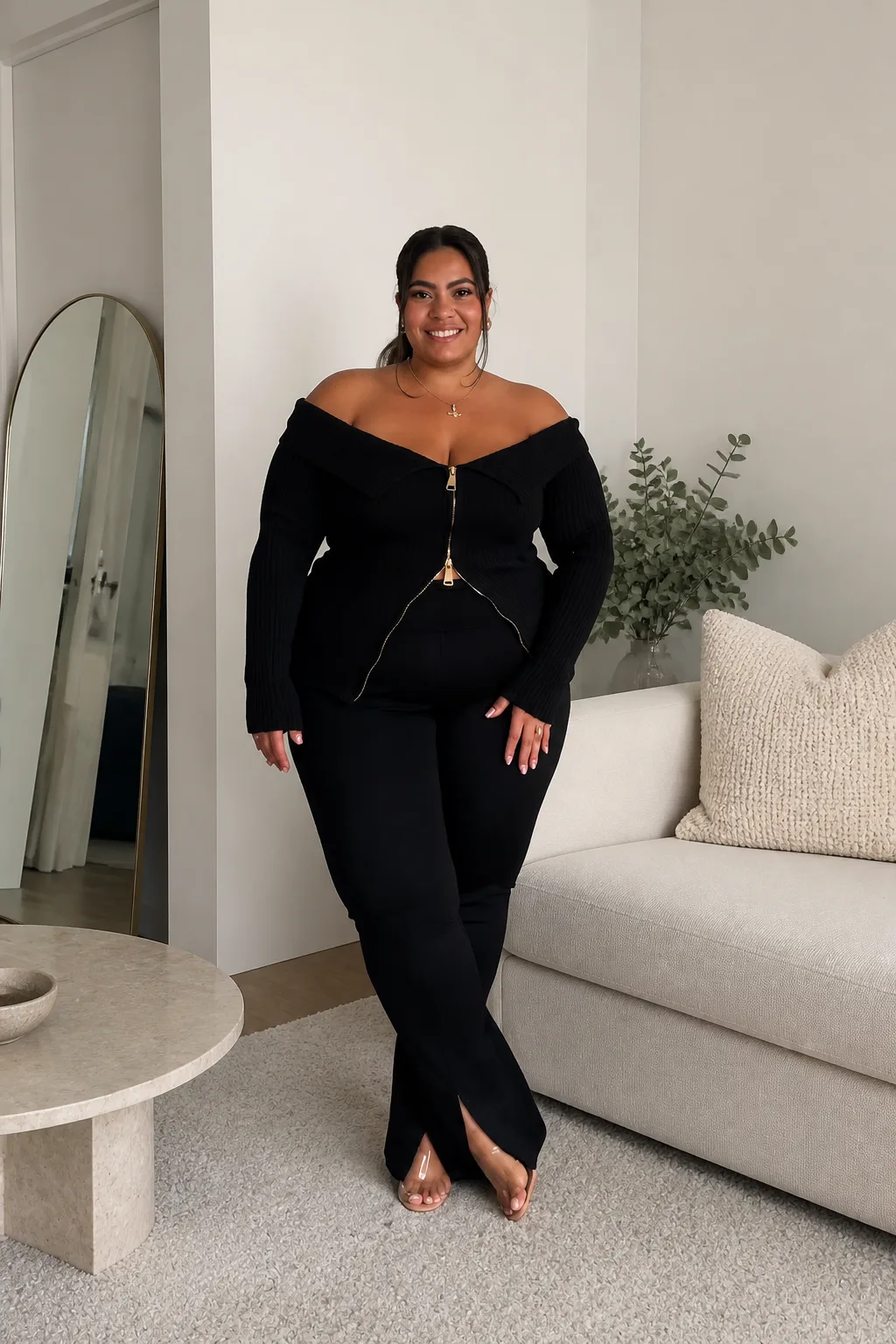 Chic Plus Size Black Outfit
