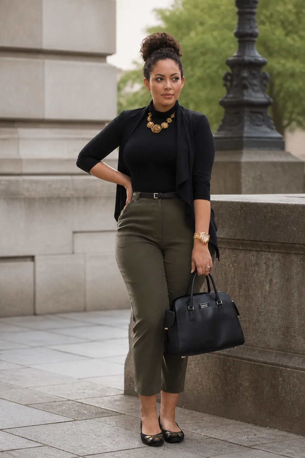 Chic Professional Style for Curves