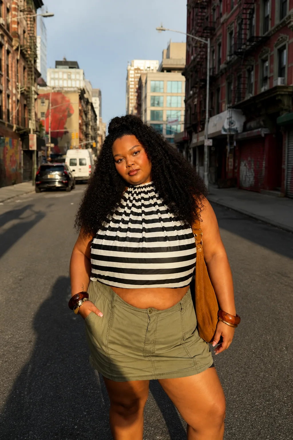 Chic Street Style for Curvy Women